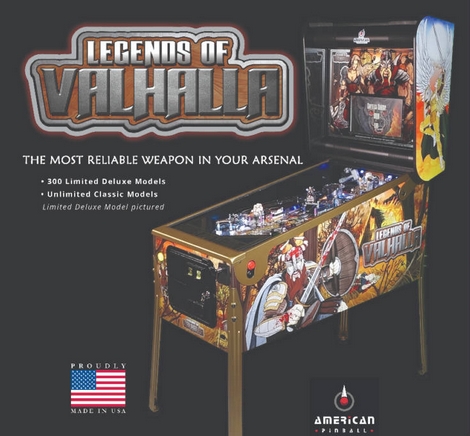 Legends of Valhalla – czwarty flipper od American Pinball